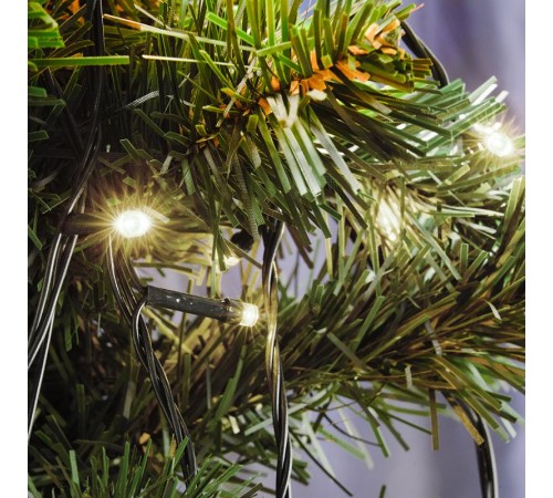 Светодиодная гирлянда CL02 линейная 2м +1.5м 230V 2700K c питанием от сети  32283  Feron