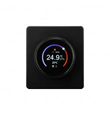 Терморегулятор ROUND Wi-Fi с/у оникс  KR-78-0728-3  Kranz