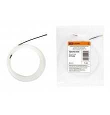 Нейлоновая кабельная протяжка НКП диаметр 3мм длина 30м с наконечниками (белая)  SQ0590-0006  TDM