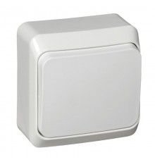 Этюд Белый О/У Переключатель 1-клавишный  BA10-004B  SE