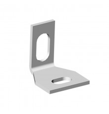 Уголок для крепления хомутов, толщ. 4,0 мм, гальван. цинк, 868128  УХ-4,0-ЭЦ   Ostec