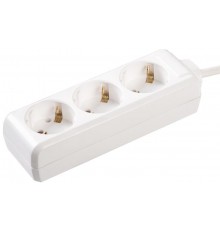 Удлинитель У03 3 места 2Р+PЕ/1,5метра 3х1мм2 16А/250В  WYP10-16-03-01-Z-17  IEK