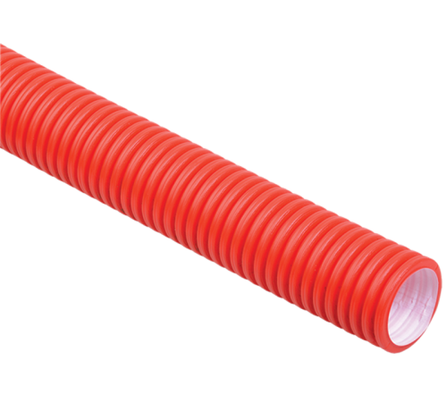Труба гофр. двустенная ПНД d=75мм красная (50м)  CTG12-075-K04-050-R  IEK