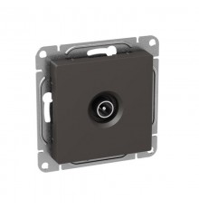 Механизм розетки TV, одиночная, мокко Эпика  UP1-SOM-TV-1 EKF