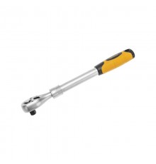 Ключ телескопический трещоточный 1/2, 330-460мм, CrV, двухкомпонентная рукоятка  KR-12-8411  Kranz