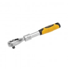 Ключ телескопический трещоточный 1/4, 162-210мм, CrV, двухкомпонентная рукоятка  KR-12-8413  Kranz