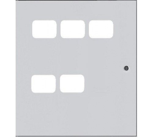Дверь для ЩЭ 5 кв. 3 окна в ряд по горизонтали  mb29-d-g-5  EKF