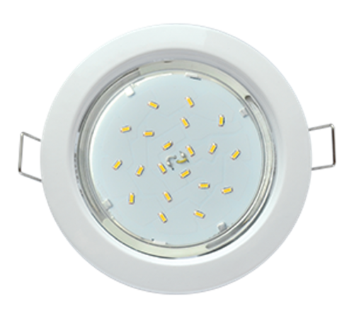 Светильник светодиодный встраиваемый белый  38х106 GX53 H4  FW53H4ECB  Ecola