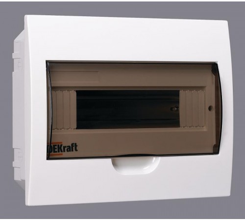 Корпус пластиковый встраиваемый 12 модулей, IP41, ЩРВ-П-12  31004DEK  DEKraft