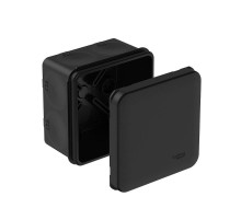 MultiBox Коробка распределительная с мембранными вводами IP66 70х70х42 Черная (со стикером) IMT352961  SE