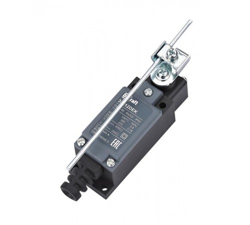 Концевой вык. пласт. 1НО1НЗ Вращающийся стержень регулируемой длины  34012DEK  DEKraft