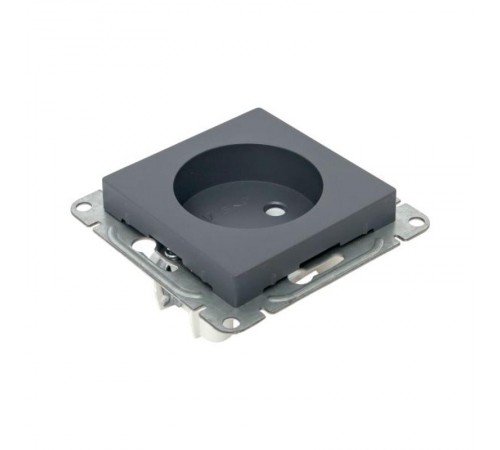 Механизм розетки, 16А, без заземления, без шторок, графит Эпика  UP1-SOG-100 EKF