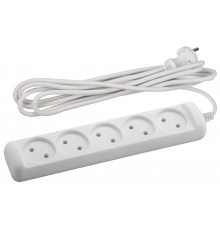 Удлинитель 5 гнезда 5м б/з U-5-5m ПВС  Б0028365  ЭРА