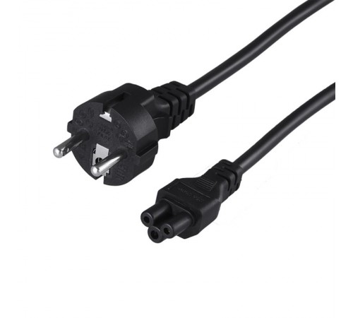Шнур сетевой, евровилка-евроразъем С5, кабель 3x0,5мм, 3м, для питания ноутбука (пакет ПВХ)  11-1155  REXANT