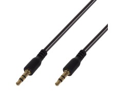 Аудиокабель AUX 3.5 мм гелевый 1 м черный  18-4080  REXANT