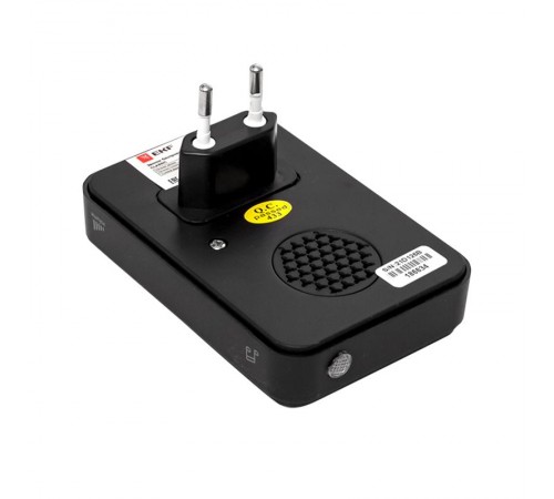 Звонок беспр. в розетку Classic (230В, черный, 51 мелод. с индик. 4 ур.) EKF  DBS-002B  EKF