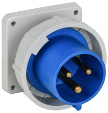 Вилка встраиваемая ССИ-3232 32А-6ч 220В 2P+PE IP67  PSR31-032-3-0-67  IEK