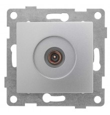 Bravo Механизм антенной розетки, одинарная, СУ, серебро  С10А1-004  GUSI Electric