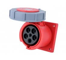 Розетка для скрытой проводки 3Р+РЕ+N 125А 380В IP67 РЩ-103  26277DEK  DEKraft