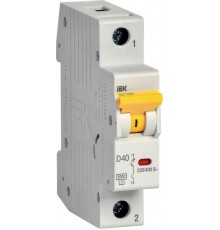 Выключатель автоматический однополюсный ВА47-60МА без теплового расцепителя 1P 40А 6кА D  MVA33-1-040-D  IEK