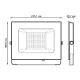 Прожектор светодиодный 70W 4900lm IP65 6500К белый  613120370  Gauss