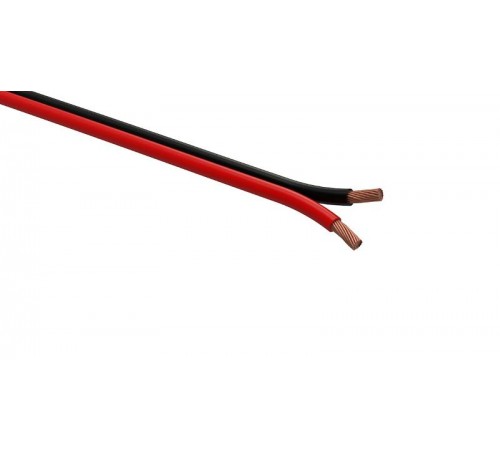 A-100-RB Кабель акустический 2х1,00 мм2 красно-черный, 100м (8/192)  Б0048266  ЭРА