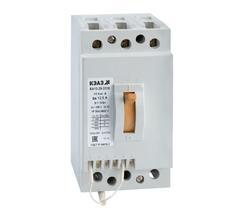 ВА13-29-3211-16А-12Iн-690AC-У3 (с внешним имитатором автоматического срабатывания) (техпредписание) 285223  КЭАЗ