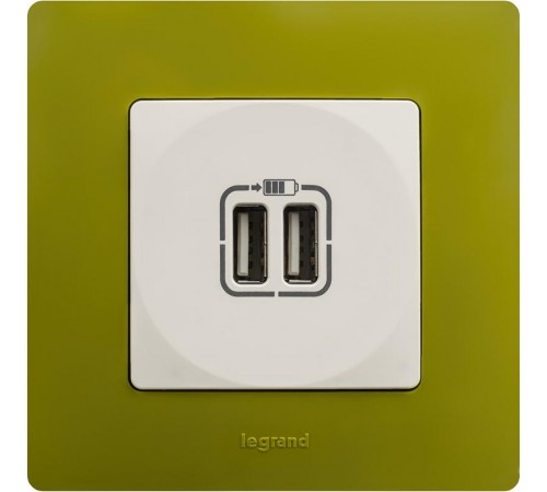 Etika Зеленый папоротник Рамка 1-ая  672541  Legrand