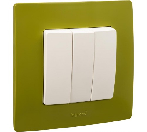 Etika Зеленый папоротник Рамка 1-ая  672541  Legrand