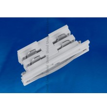 Соединитель для шинопровода осветительного прямой внутренний, трехфазный, серебряный. UBX-A11 SILVER 1 POLYBAG  09743  Uniel