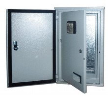 Щит распределительно-учетный навесной металлический  ЩРУН-3/9 520х310х150 3-фаз 9 мод. IP54 двухдверный  30411DEK  DEKraft