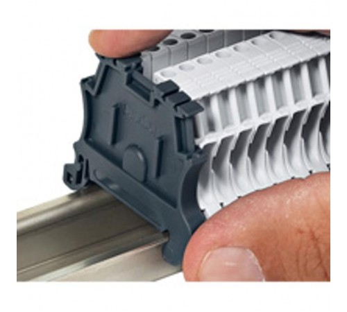 Фиксатор концевой шаг 6 мм  037510  Legrand