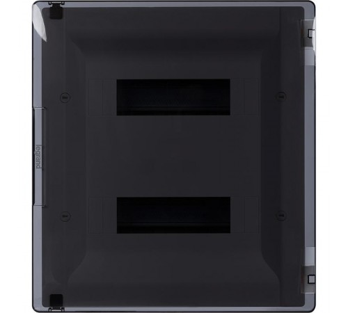 Practibox3 встраиваемый прозрачная дверь 2х12м земля+нейтраль  401753  Legrand