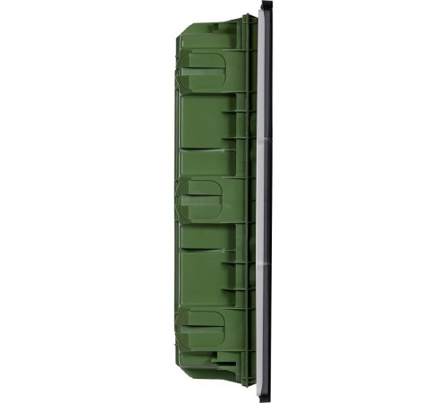 Practibox3 встраиваемый прозрачная дверь 2х12м земля+нейтраль  401753  Legrand