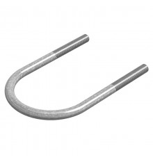 Хомут крепления U-образный 8х110, гальван. цинк, 052280  ХК-U-8х110-ЭЦ   Ostec