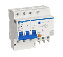 Диф. автомат NXBLE-63 3P+N C40 30мА тип AC 6кА (R)  982116  CHINT
