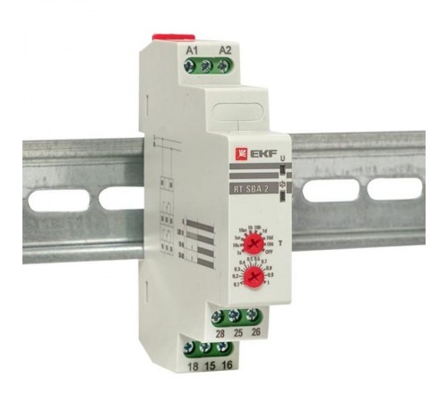 Реле времени RT-SBA-2 (задержка времени включ.) PROxima  rt-sba-2  EKF