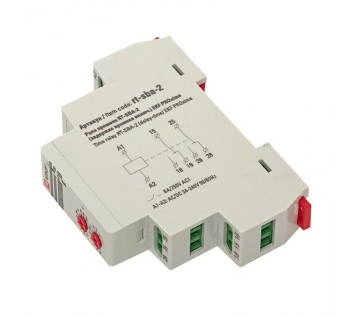 Реле времени RT-SBA-2 (задержка времени включ.) PROxima  rt-sba-2  EKF
