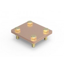 Соединитель полоса - полоса, 100х100 мм,медь  NG3106CU  DKC