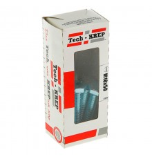 Болт DIN933 с шестигранной головкой оцинк. М10х50 (10 шт) - коробка с ок. Tech-K ( 0,372 кг)  105217  Tech-KREP