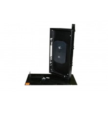 Hyperline FO-19R-1U-3xSLT-W140H42-24UN-BK Бокс оптический универсальный 19", от 8 до 24 портов (SC, duplex LC, ST, FC), со сплайс пластиной, без пигте