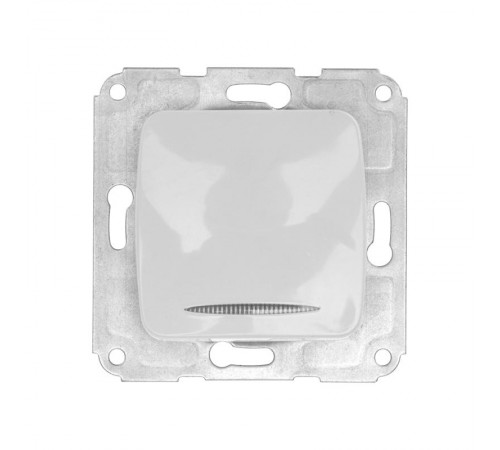 DEA Выключатель 1кл (инд) с/у 10А мех. Бел  KR-78-0201  Kranz