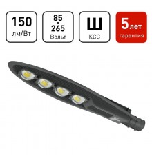 Светильник светодиодный консольный уличный ДКУ SPP-5-200-5K-W  200Вт 30000лм 5000К КСС "Ш-aб" IC-COB 48-60мм (1)  Б0043670  ЭРА