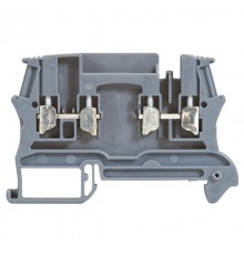 Винтовая клемма Viking 3 - многофункциональная - однополюсная - модульная - шаг 5 мм - серый  037153  Legrand