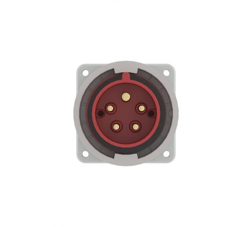 Вилка панельная прямая IP67 125А 3P+E+N 400В  DIS24612597  DKC