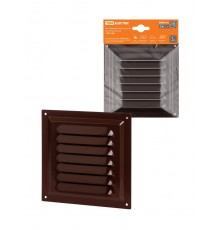 Решетка металл. 150х150, коричневая, с покрытием полимерной эмалью,  SQ1807-0707  TDM