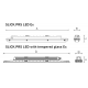 Светильник светодиодный взрывозащищен. SLICK.PRS LED 30 with driver box /tempered glass/ with through wiring Ex 5000K 1631002890 Световые Технологии