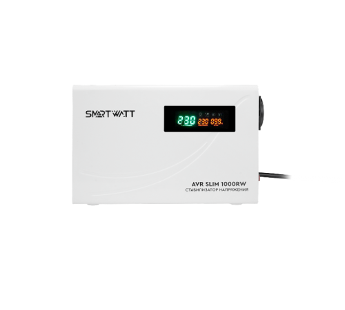 Стабилизатор напряжения настенный SMARTWATT AVR SLIM 1000RW  4512020310001  SMARTWATT