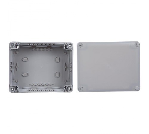 Коробка прямоугольная - 180x140x86 - Программа Plexo - IP 55 - IK 07 - серый - 10 кабельных вводов - 750 °C  092052  Legrand