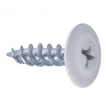 Саморез 4,2x25 с прессшайбой, острый, цинк RAL 9003 Белый (100 шт/уп)  PR08.9311  Промрукав